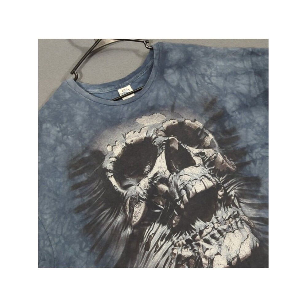David Penfound T-Shirt Men's 3XL Blue Skull Graphic Delta Pro Weight Tag